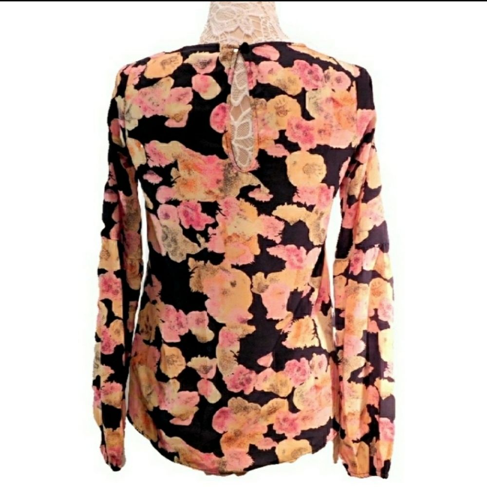 FOR LOVE AND LEMONS Floral Puff Sleeve Blouse - Picture 3 of 8